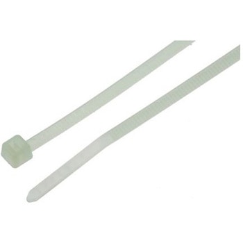 結束バンド 140mm x 2.5 mm ナチュラル ナイロン 66 1袋 100個入 ヘラマンタイトン(タイトン)