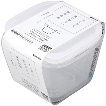 楽ちんパックスクエア深型430ml2個組 #1815シリーズ イノマタ化学