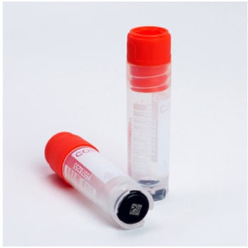 1Dバーコード付きクライオジェニックバイアル 2.0mL コーニング