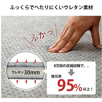ラグ 下敷き 滑り止め 防音 クッション性 床暖房 ホットカーペット対応 イケヒコ・コーポレーション
