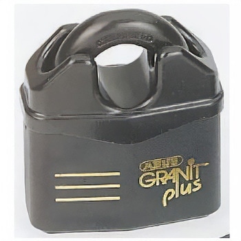 Abus ヘビーデューティ南京錠 パドロック スチール 黒 ABUS