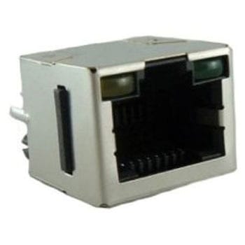 RJ45 モジュラーコネクタ オス RJ45コネクタ スルーホール Cat5 1袋 5個入 AMPHENOL