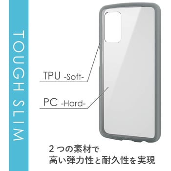 PM-G208TSLFCGY Galaxy A32 5G ケース カバー 耐衝撃 TPU