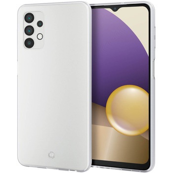Galaxy A32 5G ケース カバー ソフトケース TPU マイクロドット加工 クリア ストラップホール付き エレコム