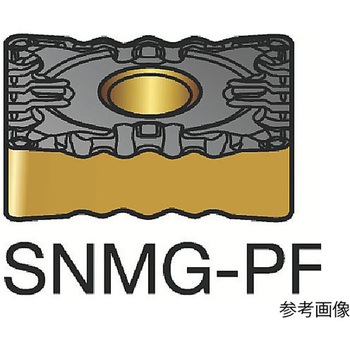 T-Max P 旋削用ネガチップ 1セット(10個入) SNMG120408PFシリーズ サンドビック