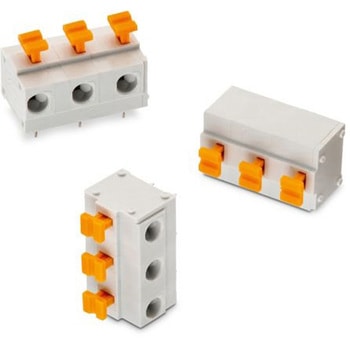 基板用端子台 4119シリーズ 7.5mmピッチ 1列 3極 グレー 1袋 100個入 WURTH ELEKTRONIK