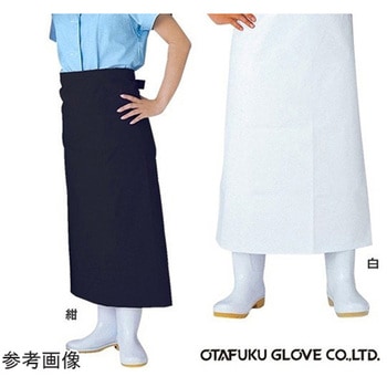 ワンタッチ前掛け 腰下 #6115シリーズ おたふく手袋