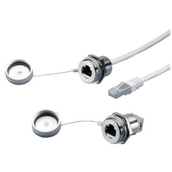 RJコネクタモジュール メス ウォールマウント リタール