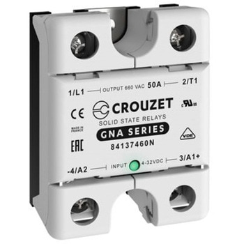 ソリッドステートリレー 最大負荷電流：50 A 最大負荷電圧：660 Vrms パネルマウント CROUZET