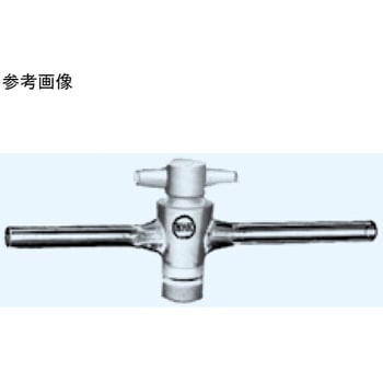 二方コック(PTFE コック) 1012シリーズ - 日本理化学器械(NRK)