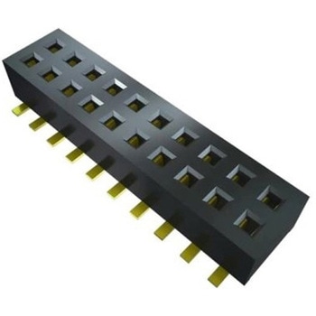 基板接続用ソケット 10 極 1.27mm 2 列 表面実装 1袋 2個入 SAMTEC