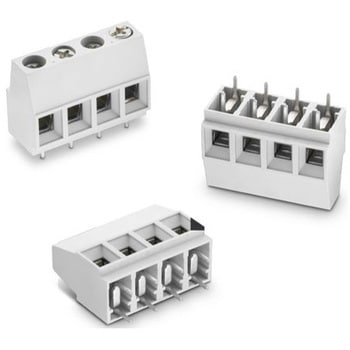 基板用端子台 2566シリーズ 10.16mmピッチ 1列 6極 グレー WURTH ELEKTRONIK