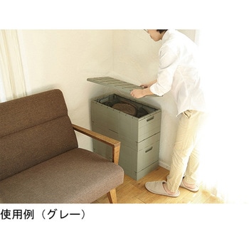 スタッキングコンテナボックス 61-661シリーズ アズワン