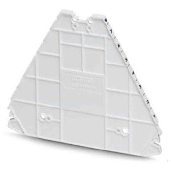 DINレール取付用端子アクセサリ エンドカバー D-PTRV 8 WHシリーズ 1袋 10個入 フエニックス・コンタクト