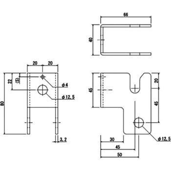 SSマルチ 和室用大引き受け金物MO タナカ