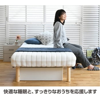 茨城鉾田 手渡 iKEA 脚付きマットレス ベッド ベット シングル スコーレル 使いこなす