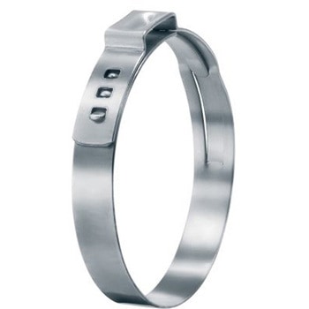 ホースクリップ 19.4 → 22.6mm 7mm ステンレス鋼 1袋 5個入 オエティカ