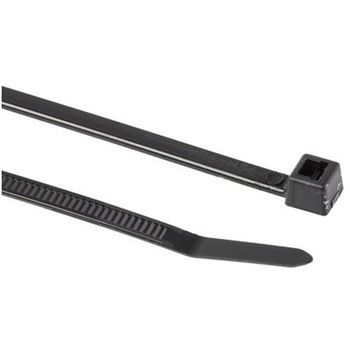 結束バンド 390mm x 4.7 mm 黒 ナイロン 66 1袋 100個入 - ヘラマンタイトン(タイトン)