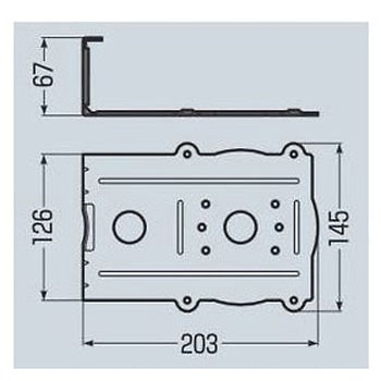 [EA947HB-241用] 直角サポート - エスコ