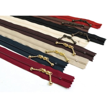 玉付ファスナーアンティークゴールド NBK