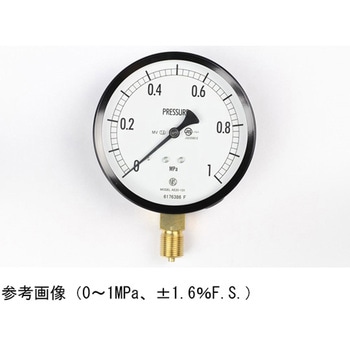 普通形圧力計(Φ100)立形A枠 蒸気・耐振用 AE20-131シリーズ - 長野計器