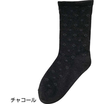 紳士名前の書ける肌側綿ソックス 24～26cm 89618シリーズ ケアファッション