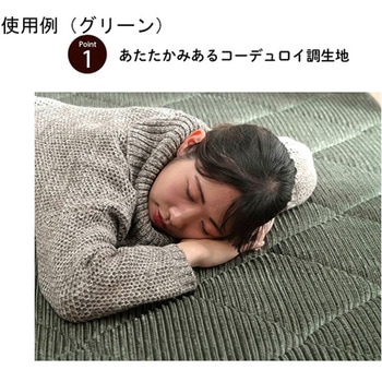 ラグ 防音 コーデユロイ 無地 床暖房 ホットカーペット対応 こたつ敷布団 イケヒコ・コーポレーション