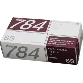 ニトリルディスポ手袋 ベルテ784 ミドリ安全