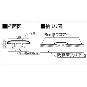 床見切り6T 継手タイプ シート仕様 大建工業