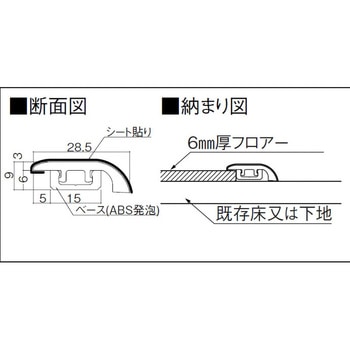 床見切り6T 段差タイプ シート仕様 大建工業