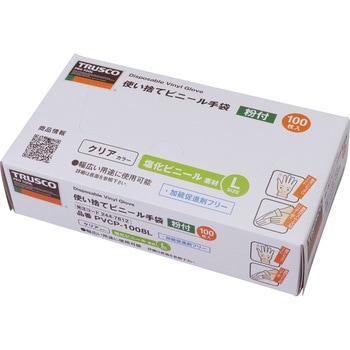 PVCP-1008L �g���̂ăr�j�[����� 100�� TRUSCO ������ �N���A�F 64062338