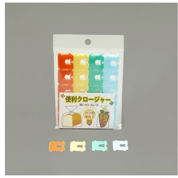 バッグクロージャー 4色/100個 エスコ