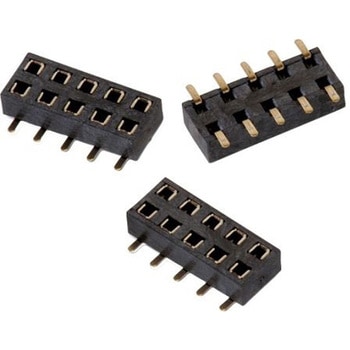基板接続用ピンヘッダ 4極 2mm 2列 1袋 10個入 WURTH ELEKTRONIK