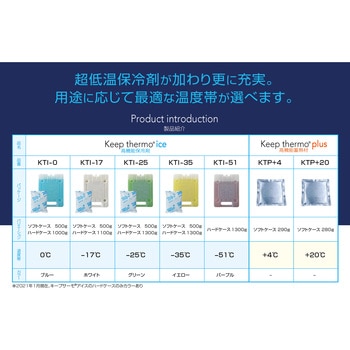 KTI-0-500 キープサーモアイス(高性能保冷材) KTI-0 0℃用 サンユー印刷