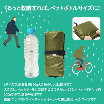 くるっとパックレインスーツ makku