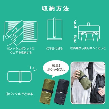 くるっとパックレインスーツ makku