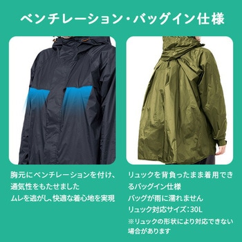 くるっとパックレインスーツ makku