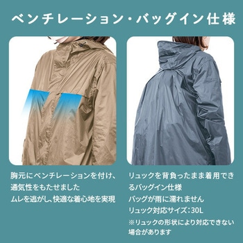 くるっとパックレインスーツ makku
