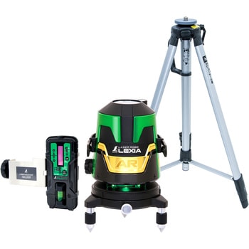 レーザーロボ LEXIA グリーン AR 受光器・三脚セット シンワ測定