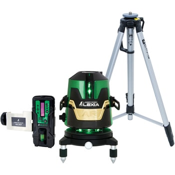 レーザーロボ LEXIA グリーン AR 受光器・三脚セット シンワ測定