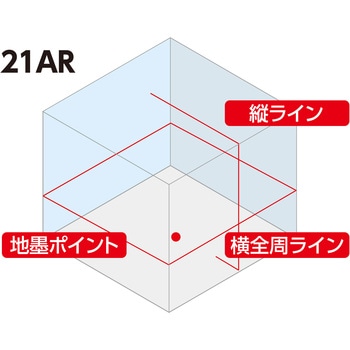 レーザーロボ LEXIA レッド AR シンワ測定