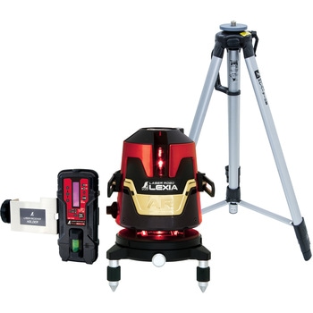 レーザーロボ LEXIA レッド AR 受光器・三脚セット シンワ測定
