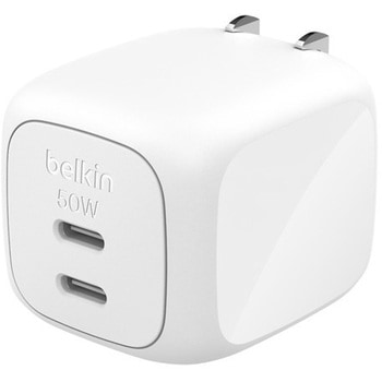 Belkin Cubic Charger 50W 2ポート 小型充電器 BELKIN(ベルキン)