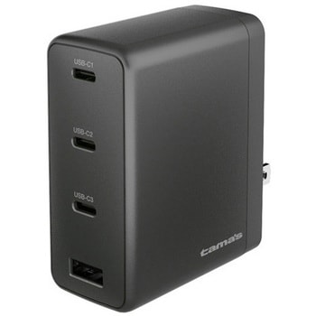 PD140W コンセントチャージャーC×3+A ブラック 多摩電子