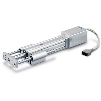 バッテリレス アブソリュートエンコーダタイプ電動アクチュエータ/マニホールドコントローラ対応  ガイド付ロッドタイプ  LE2YG□H Series SMC