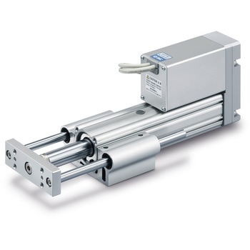 バッテリレス アブソリュートエンコーダタイプ電動アクチュエータ/マニホールドコントローラ対応  ガイド付ロッドタイプ  LE2YG□H Series SMC