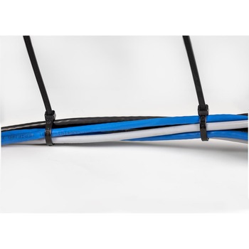 結束バンド/ナイロンケーブルタイ/100本入りパック/ブラック/長さ25cm/幅4mm/ケーブル束の直径68mm/引張強度22kg/UL94V-2規格認定品 StarTech.com