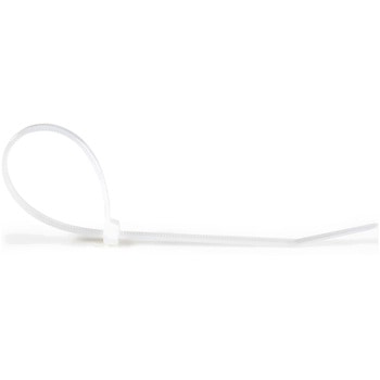 結束バンド/ナイロンケーブルタイ/1000本入りパック/ホワイト/長さ25cm/幅4mm/ケーブル束の直径68mm/引張強度22kg/UL94V-2規格認定品 StarTech.com