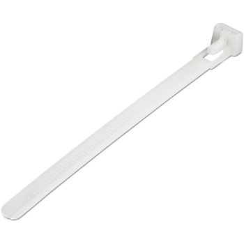 結束バンド リピートタイプ/繰り返し使えるリピートタイ/100本入りパック/ホワイト/長さ12.5cm/幅7mm/ケーブル束の直径30mm/引張強度22kg/屋内、屋外対応/UL94V-2規格認定品 StarTech.com