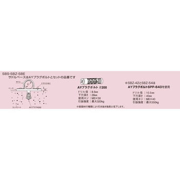 サドルベース 溶融亜鉛めっき仕上(Zn) SBZサドルベース 南電機